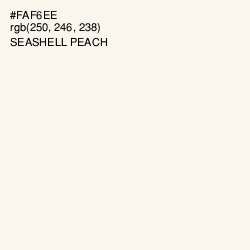 #FAF6EE - Seashell Peach Color Image